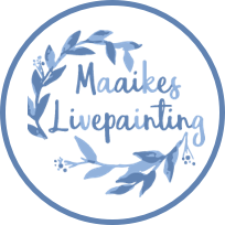 Logo Maaike's Live Painting